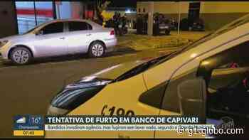 Criminosos invadem e tentam furtar agência bancária de Capivari - Globo