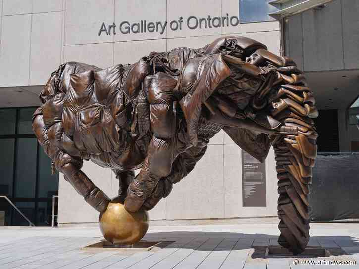 Toronto Police Make Arrest In Connection With Anti-Semitic Graffiti on Brian Jungen’s Massive ‘Couch Monster’