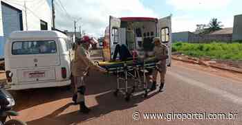 Mulher fica ferida após acidente no bairro Buriti, em Itaituba - Giro Portal