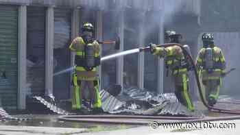 Fire at storage units off of Dauphin Island Parkway reignites - Fox 10 News