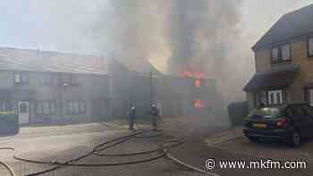 LIVE: Emergency services on scene of large fire in Milton Keynes - MKFM