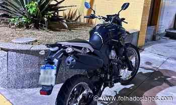 Detran apreende moto clonada em Arraial do Cabo - Folha dos Lagos