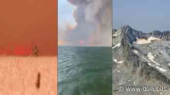 La ola de calor en tres impactantes imágenes: drama en Zamora, la duna de Pilat en llamas y el Aneto desnudo de nieve - Deia