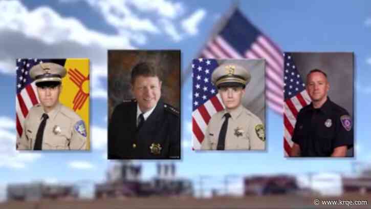 Memorial held for Bernalillo County first responders killed in crash