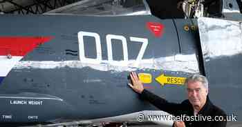 Pierce Brosnan visits Ulster Aviation Society during NI visit - Belfast Live