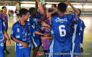 Festival Força Jovem de Futsal sub-15 foi realizado em Carpina no último sábado (16) - Voz de Pernambuco