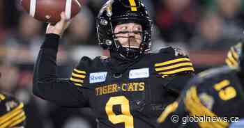 Hamilton Tiger-Cats QB Evans a CFL top performer, club adds Khari Jones to staff - Global News