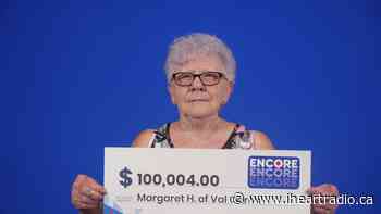 Margaret Hamilton of Val Caron celebrates $100,004 ENCORE win! - iHeartRadio.ca