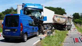 Drei Verletzte nach Zusammenstoß zweier Lkw in Zittau - n-tv NACHRICHTEN