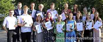 Nach fast 3000 Tagen ging die Schulzeit nun zu Ende - Emmendingen - Badische Zeitung