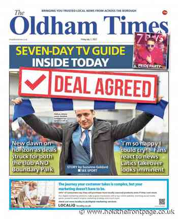 Oldham Times celebrates new era for Oldham Athletic - Journalism News from HoldtheFrontPage - HoldtheFrontPage