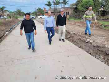 Vialidad Provincial ejecuta 13 nuevas cuadras de pavimento en General San Martin - Diario Primera Linea