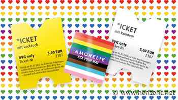 Geile CSD-Aktion: Mit dem neuen *icket von BVG und Amorelie kann man es "bunt treiben"