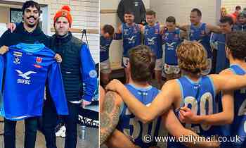 AFL player turned Logie winner Tony Armstrong stars for bush footy club - Daily Mail