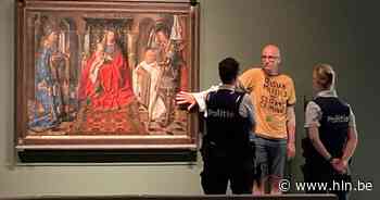 Musea Brugge reageert na actie van klimaatactivist: “We respecteren vrije meningsuiting, maar je blijft af van ons kunstpatrimonium” - Het Laatste Nieuws