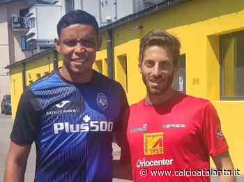 Il poliziotto-maratoneta Lollo al fianco dell'Atalanta a Clusone - Calcio Atalanta