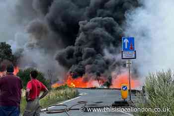 Casualties and damage in London unknown after heatwave fires