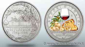 Il Primitivo sulla moneta da collezione della Zecca - La Voce di Manduria