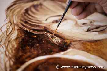 Something to try with your morning coffee: Dublin artist paints with coffee and vodka - The Mercury News