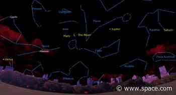 Catch the moon and Mars cozying up to each other on Thursday