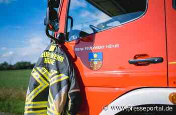 FW Hünxe: Erneuter Flächenbrand