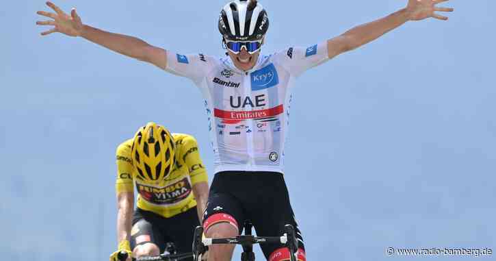 Giganten-Kampf: Pogacar gewinnt Bergsprint gegen Vingegaard