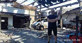 Garage Blomme wijkt na hevige brand tijdelijk uit van Knesselare naar Maldegem: “Geen seconde getwijfeld om herop te starten. Ik doe dit werk nog veel te graag” - Het Laatste Nieuws