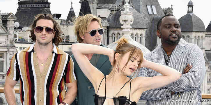 Brad Pitt & Joey King Pull Some Silly Poses at the 'Bullet Train' Photo Call in London (See Pics!)