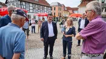 Bundesarbeitsminister Hubertus Heil zu Besuch in Achim - WESER-KURIER