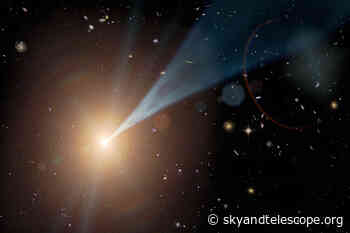 Giant Black Holes Make Tiny, Ghost-like Particles