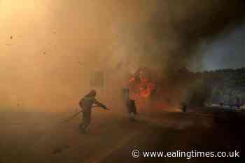 In Pictures: Wildfires burn across Europe in dry, hot weather - Ealing Times