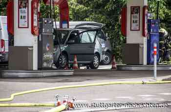 An Tankstelle in Sindelfingen: Feuerwehreinsatz wegen ausströmenden Gas - Stuttgarter Nachrichten