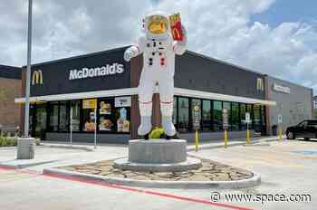 McDonald's moonman: Apollo astronaut statue erected at Houston-area restaurant