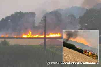 Passers-by rushed to help over fears Bedmond fire could spread to homes