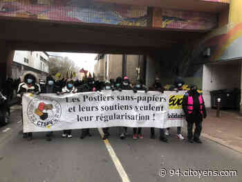 Manif des travailleurs sans papiers d'Alfortville à Créteil | Citoyens.com - 94 Citoyens