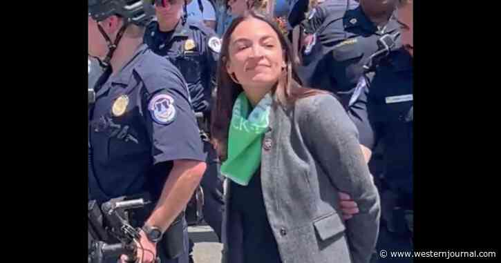 AOC Attempts to Cash in on Her Supreme Court Arrest Just Hours Later
