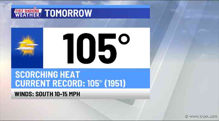 Temperatures to drop slightly starting Thursday