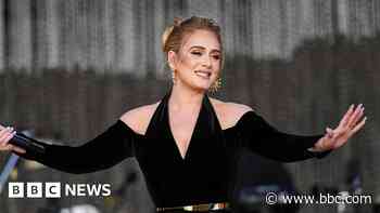Adele performs first public concert in five years - BBC