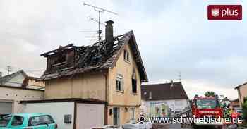 Nach Brand: Haus in Herbertingen ist einsturzgefährdet - Schwäbische