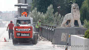 Leon invertirá 850.000 euros en reformar la estructura del Puente de los Leones y poner banderas de León y España - Diario de León