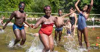 IN BEELD. Antwerpenaar zoekt massaal verkoeling tijdens tweede heetste dag ooit - Het Laatste Nieuws