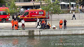 Lyon : une personne repêchée dans la darse à la Confluence - Lyon Mag