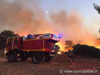 Deux hectares de prairie brûlés par un incendie au nord de Lyon - Lyon Capitale