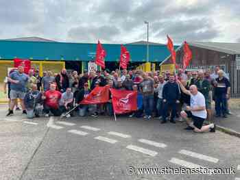 More than 100 Arriva bus drivers strike outside St Helens depot over pay rise dispute - St Helens Star