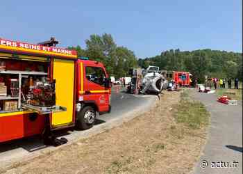 Lieusaint. Un routier blessé dans son camion renversé - La République de Seine-et-Marne