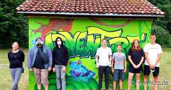 Abenteuerliches Graffiti im Blomberger Paradies | Lokale Nachrichten aus Blomberg - Lippische Landes-Zeitung