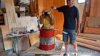 Ausstellung in Schiltach - Nach Kunstraub: Neue Figur sucht gestohlenen Taucher - Schwarzwälder Bote