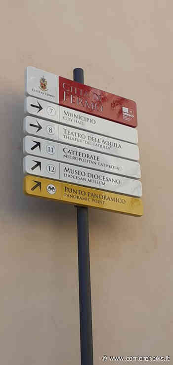 Fermo, nuova segnaletica turistica e informativa nel centro storico - FERMO - CorriereNews