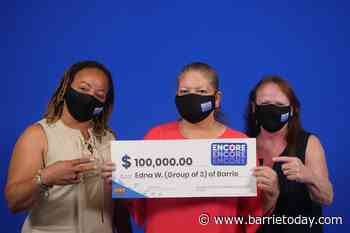 Barrie woman, Bradford friends split $100K Encore win - BarrieToday