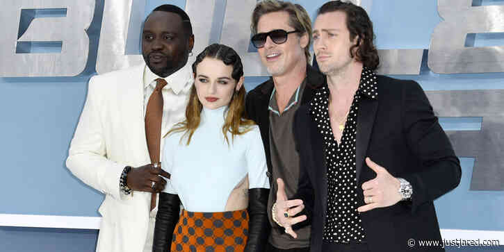 Joey King & Brad Pitt Join 'Bullet Train' Co-Stars at London Premiere